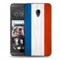 Дизайнерский силиконовый чехол для HTC Desire 700 Флаг Франции