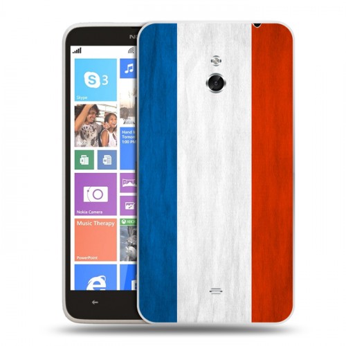 Дизайнерский пластиковый чехол для Nokia Lumia 1320 Флаг Франции