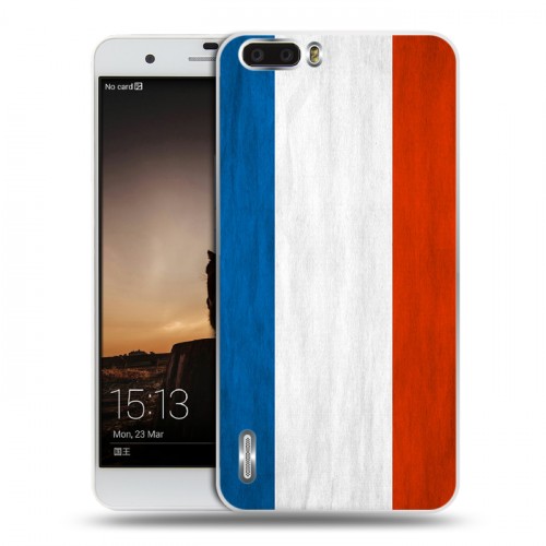 Дизайнерский силиконовый чехол для Huawei Honor 6 Plus Флаг Франции