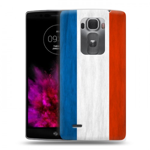 Дизайнерский пластиковый чехол для LG G Flex 2 Флаг Франции