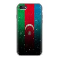 Дизайнерский силиконовый чехол для Iphone 7 Флаг Азербайджана