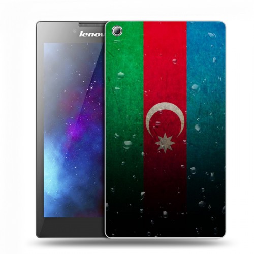 Дизайнерский силиконовый чехол для Lenovo Tab 3 7 Флаг Азербайджана