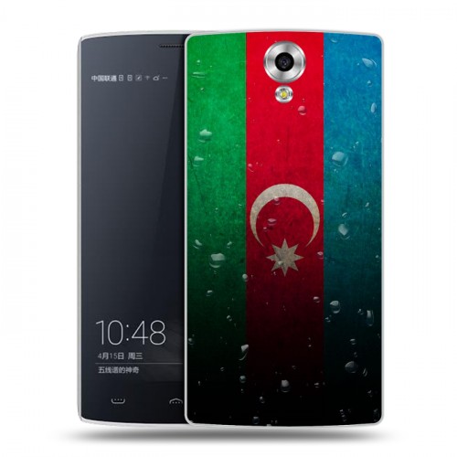 Дизайнерский силиконовый чехол для Homtom HT7 Флаг Азербайджана