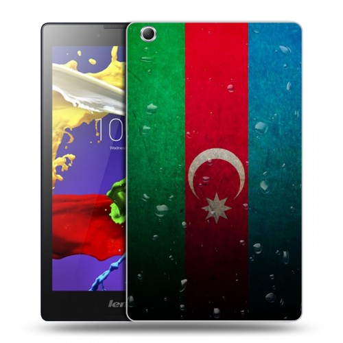 Дизайнерский силиконовый чехол для Lenovo Tab 3 7 Essential Флаг Азербайджана