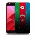 Дизайнерский пластиковый чехол для ASUS ZenFone 4 Selfie Pro Флаг Азербайджана