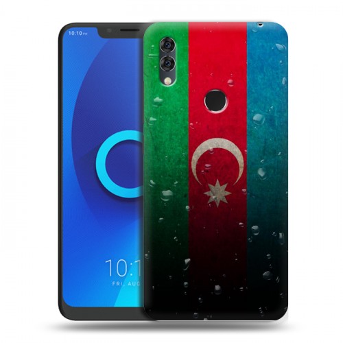 Дизайнерский силиконовый чехол для Alcatel 5V Флаг Азербайджана