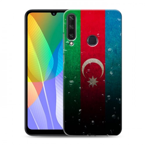 Дизайнерский пластиковый чехол для Huawei Y6p Флаг Азербайджана