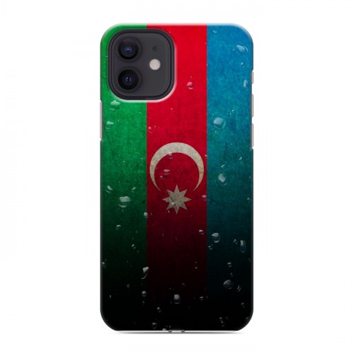 Дизайнерский силиконовый чехол для Iphone 12 Флаг Азербайджана