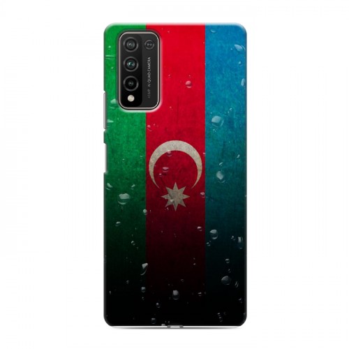 Дизайнерский пластиковый чехол для Huawei Honor 10X Lite Флаг Азербайджана