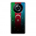 Дизайнерский силиконовый с усиленными углами чехол для Realme 11 Pro Флаг Азербайджана