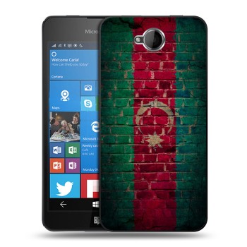 Дизайнерский силиконовый чехол для Microsoft Lumia 650 Флаг Азербайджана (на заказ)