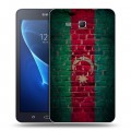 Дизайнерский силиконовый чехол для Samsung Galaxy Tab A 7 (2016) Флаг Азербайджана