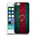 Дизайнерский пластиковый чехол для Iphone 5s Флаг Азербайджана