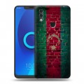 Дизайнерский силиконовый чехол для Alcatel 5V Флаг Азербайджана