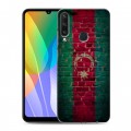 Дизайнерский пластиковый чехол для Huawei Y6p Флаг Азербайджана