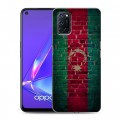 Дизайнерский пластиковый чехол для OPPO A52 Флаг Азербайджана