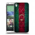 Дизайнерский пластиковый чехол для HTC Desire 816 Флаг Азербайджана