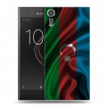 Дизайнерский пластиковый чехол для Sony Xperia XZs Флаг Азербайджана