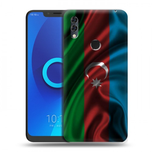 Дизайнерский силиконовый чехол для Alcatel 5V Флаг Азербайджана