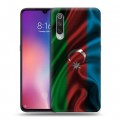 Дизайнерский силиконовый с усиленными углами чехол для Xiaomi Mi9 Флаг Азербайджана