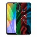 Дизайнерский пластиковый чехол для Huawei Y6p Флаг Азербайджана