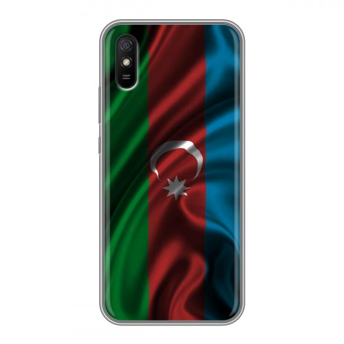 Дизайнерский силиконовый чехол для Xiaomi RedMi 9A Флаг Азербайджана