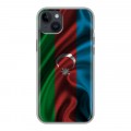 Дизайнерский пластиковый чехол для Iphone 14 Plus Флаг Азербайджана