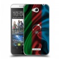 Дизайнерский силиконовый чехол для HTC Desire 616 Флаг Азербайджана