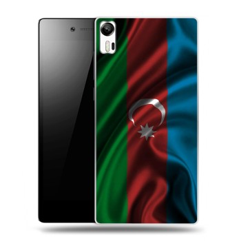 Дизайнерский силиконовый чехол для Lenovo Vibe Shot Флаг Азербайджана (на заказ)