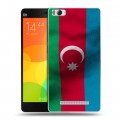 Дизайнерский пластиковый чехол для Xiaomi Mi4i Флаг Азербайджана