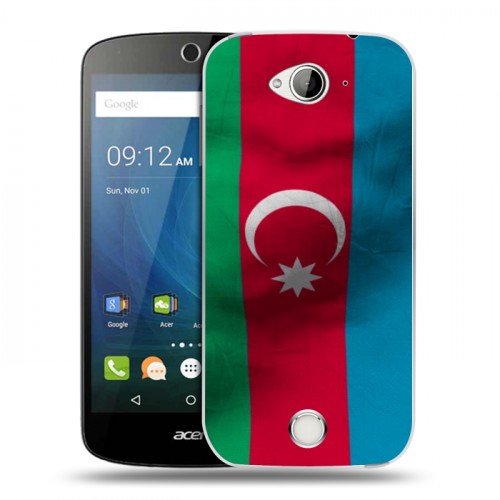 Дизайнерский силиконовый чехол для Acer Liquid Z530 Флаг Азербайджана