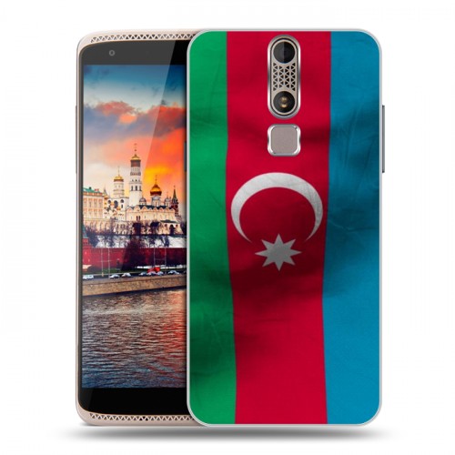 Дизайнерский силиконовый чехол для ZTE Axon Mini Флаг Азербайджана
