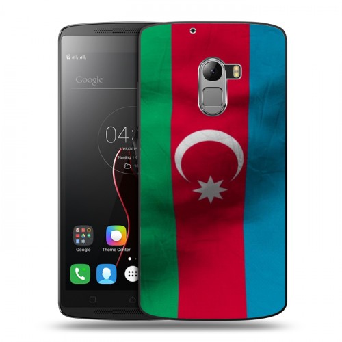 Дизайнерский пластиковый чехол для Lenovo A7010 Флаг Азербайджана