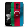 Дизайнерский пластиковый чехол для LG K7 Флаг Азербайджана