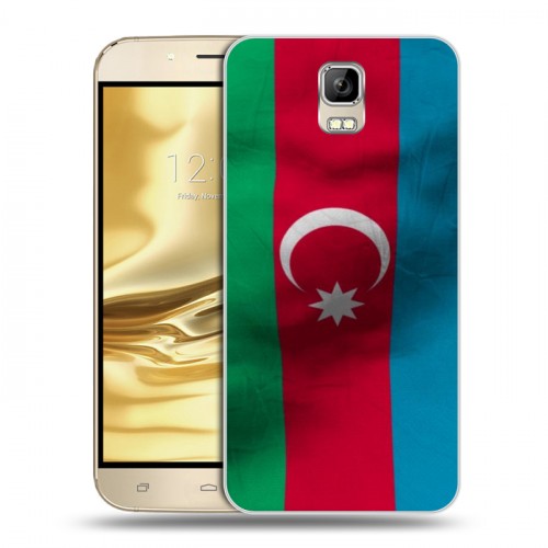 Дизайнерский пластиковый чехол для Umi Rome Флаг Азербайджана