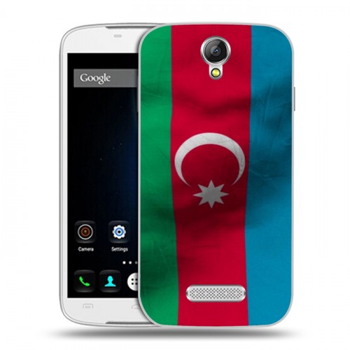 Дизайнерский силиконовый чехол для Doogee X6 Флаг Азербайджана