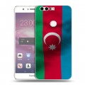 Дизайнерский пластиковый чехол для Huawei Honor 8 Флаг Азербайджана