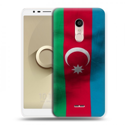 Дизайнерский силиконовый чехол для Alcatel 3C Флаг Азербайджана