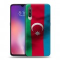 Дизайнерский силиконовый с усиленными углами чехол для Xiaomi Mi9 Флаг Азербайджана