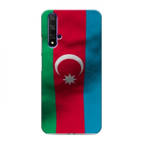 Дизайнерский пластиковый чехол для Huawei Honor 20 Флаг Азербайджана