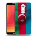 Дизайнерский пластиковый чехол для LG Optimus G2 Флаг Азербайджана