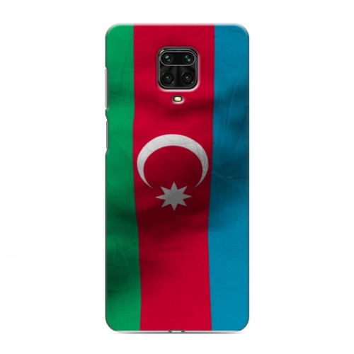Дизайнерский силиконовый чехол для Xiaomi Redmi Note 9 Pro Флаг Азербайджана