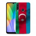 Дизайнерский пластиковый чехол для Huawei Y6p Флаг Азербайджана