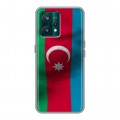 Дизайнерский пластиковый чехол для Realme 9 Pro Plus Флаг Азербайджана