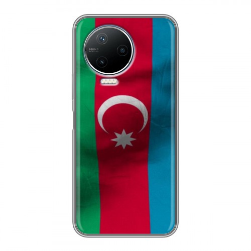 Дизайнерский силиконовый чехол для Infinix Note 12 Pro Флаг Азербайджана