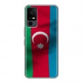 Дизайнерский пластиковый чехол для TCL 40R 5G Флаг Азербайджана