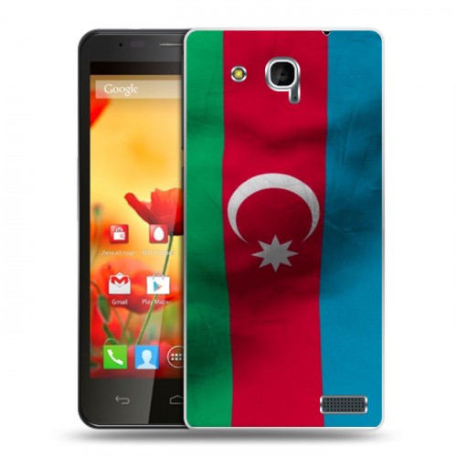 Дизайнерский пластиковый чехол для MTS 978 Флаг Азербайджана