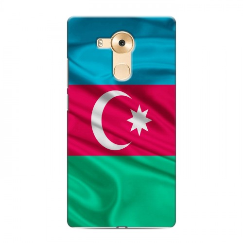 Дизайнерский пластиковый чехол для Huawei Mate 8 Флаг Азербайджана