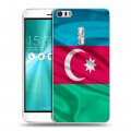 Дизайнерский пластиковый чехол для Asus ZenFone 3 Ultra Флаг Азербайджана
