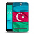 Дизайнерский пластиковый чехол для ASUS ZenFone Go ZB690KG Флаг Азербайджана
